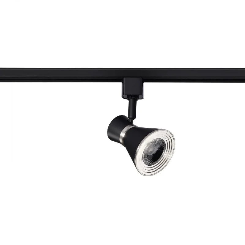 Industrial Lighting for Textile MillsLED Cinch Halo Track Head 12W 1000 Lumens 3000K, 36°, Black & Nickel Industrial Lighting for Textile MillsLED Cinch Halo Track Head 12W 1000 Lumens 3000K, 36°, Black & Nickel