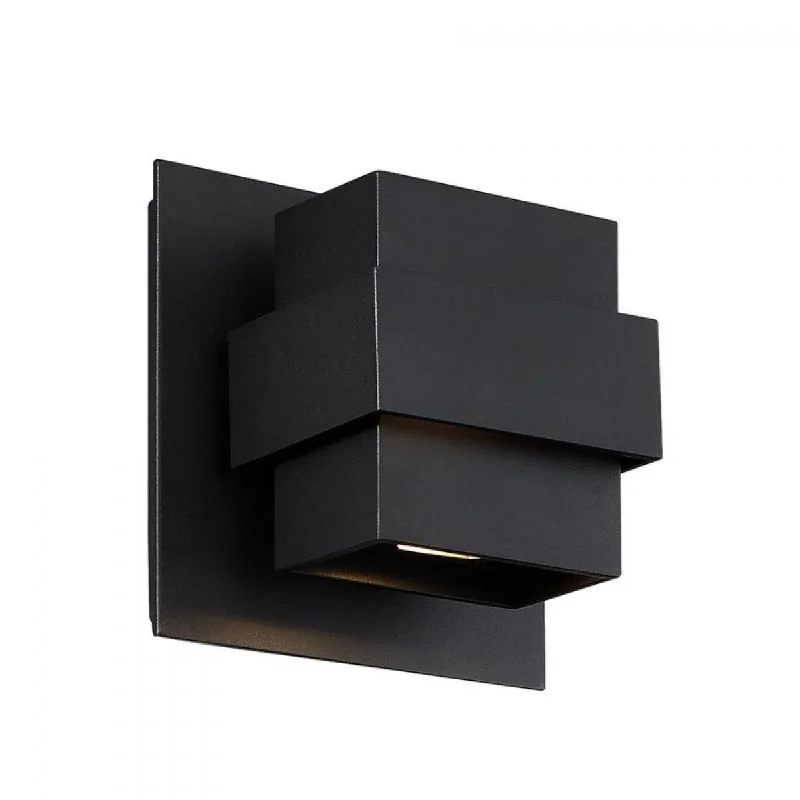 Industrial Lighting for Food Processing FactoriesPandora 7 In. LED Outdoor Wall Sconce 200 lumens Black Finish Industrial Lighting for Food Processing FactoriesPandora 7 In. LED Outdoor Wall Sconce 200 lumens Black Finish