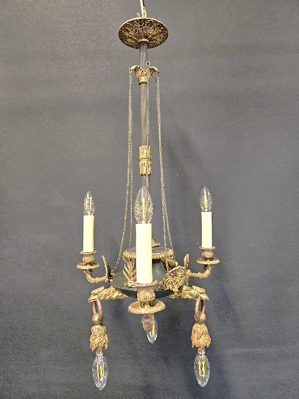 Chandeliers with Dimmable Lights for Ambiance ControlChandeliers with Dimmable Lights for Ambiance Control3-Arm French Empire Chandelier, CA. 1920 Chandeliers with Dimmable Lights for Ambiance ControlChandeliers with Dimmable Lights for Ambiance Control3-Arm French Empire Chandelier, CA. 1920