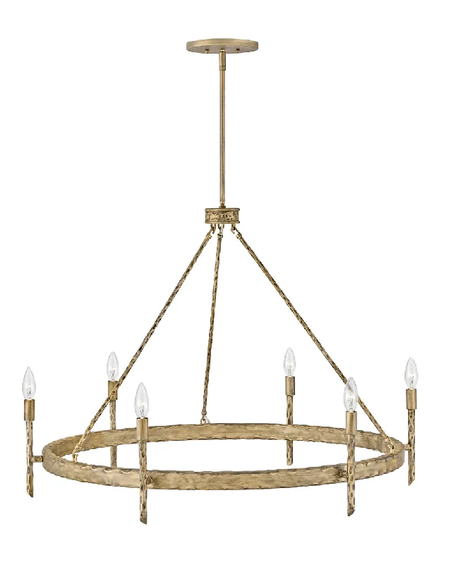 Art Deco Chandeliers for a Retro - Glam LookArt Deco Chandeliers for a Retro - Glam LookTress INDOOR - Large Single Tier - 3678CPG