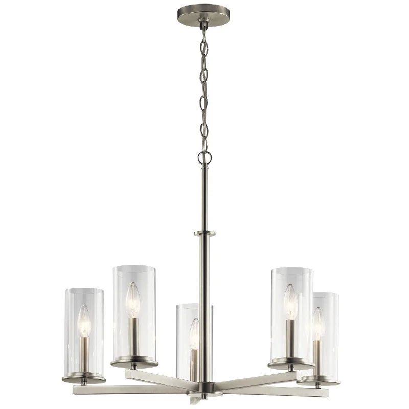 Chandeliers with Murano Glass for a High - End Artistic TouchChandeliers with Murano Glass for a High - End Artistic TouchCrosby - Chandelier 5Lt - 43999NI Chandeliers with Murano Glass for a High - End Artistic TouchChandeliers with Murano Glass for a High - End Artistic TouchCrosby - Chandelier 5Lt - 43999NI