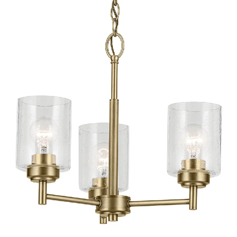 Chandeliers with Frosted Glass for a Softer Light DiffusionChandeliers with Frosted Glass for a Softer Light DiffusionWinslow Natural Brass Mini Chandelier 3Lt - 44029NBR Chandeliers with Frosted Glass for a Softer Light DiffusionChandeliers with Frosted Glass for a Softer Light DiffusionWinslow Natural Brass Mini Chandelier 3Lt - 44029NBR