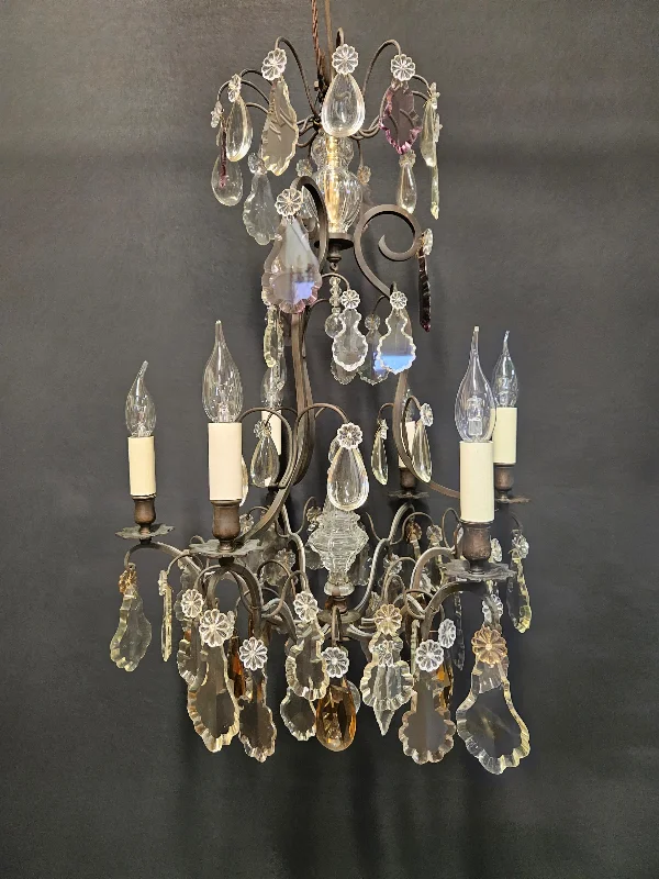 Chandeliers for High Ceilings to Fill Vertical SpaceChandeliers for High Ceilings to Fill Vertical Space6-Arm French Chandelier With Coloured Glass Chandeliers for High Ceilings to Fill Vertical SpaceChandeliers for High Ceilings to Fill Vertical Space6-Arm French Chandelier With Coloured Glass