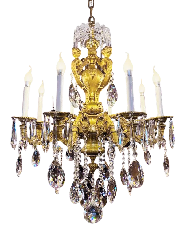 Chandeliers with Metal Frames in Silver FinishChandeliers with Metal Frames in Silver FinishAntique French Mazarine Chandelier Chandeliers with Metal Frames in Silver FinishChandeliers with Metal Frames in Silver FinishAntique French Mazarine Chandelier