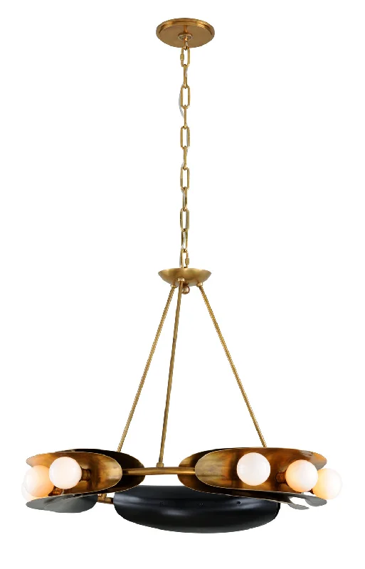 Chandeliers with Adjustable Arms for Directional LightingChandeliers with Adjustable Arms for Directional LightingCorbett Hopper 271-09-VB/BBR Chandelier Light - Vintage Brass Bronze Accents Chandeliers with Adjustable Arms for Directional LightingChandeliers with Adjustable Arms for Directional LightingCorbett Hopper 271-09-VB/BBR Chandelier Light - Vintage Brass Bronze Accents