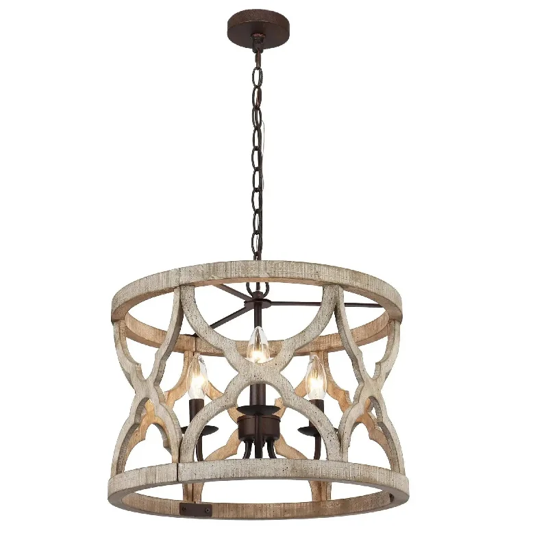 Oversized Chandeliers as a Statement Piece in Living RoomsOversized Chandeliers as a Statement Piece in Living RoomsHippometiph 3-Light Small Wood  Chandelier