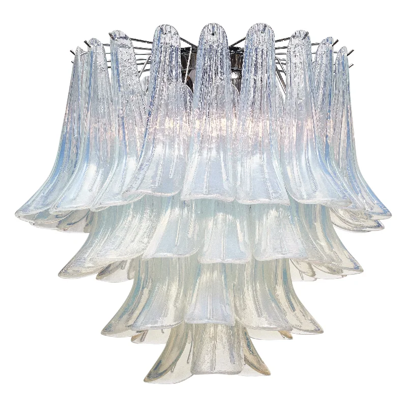 Chandeliers with Frosted Glass for a Softer Light DiffusionChandeliers with Frosted Glass for a Softer Light DiffusionItalian Murano Glass Iridescent Leaves Chandelier Chandeliers with Frosted Glass for a Softer Light DiffusionChandeliers with Frosted Glass for a Softer Light DiffusionItalian Murano Glass Iridescent Leaves Chandelier