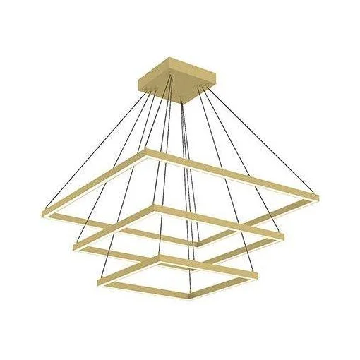 Chandeliers with Metal Frames in Gold FinishChandeliers with Metal Frames in Gold FinishPiazza 3-Layer 32" Down Chandelier Chandeliers with Metal Frames in Gold FinishChandeliers with Metal Frames in Gold FinishPiazza 3-Layer 32" Down Chandelier