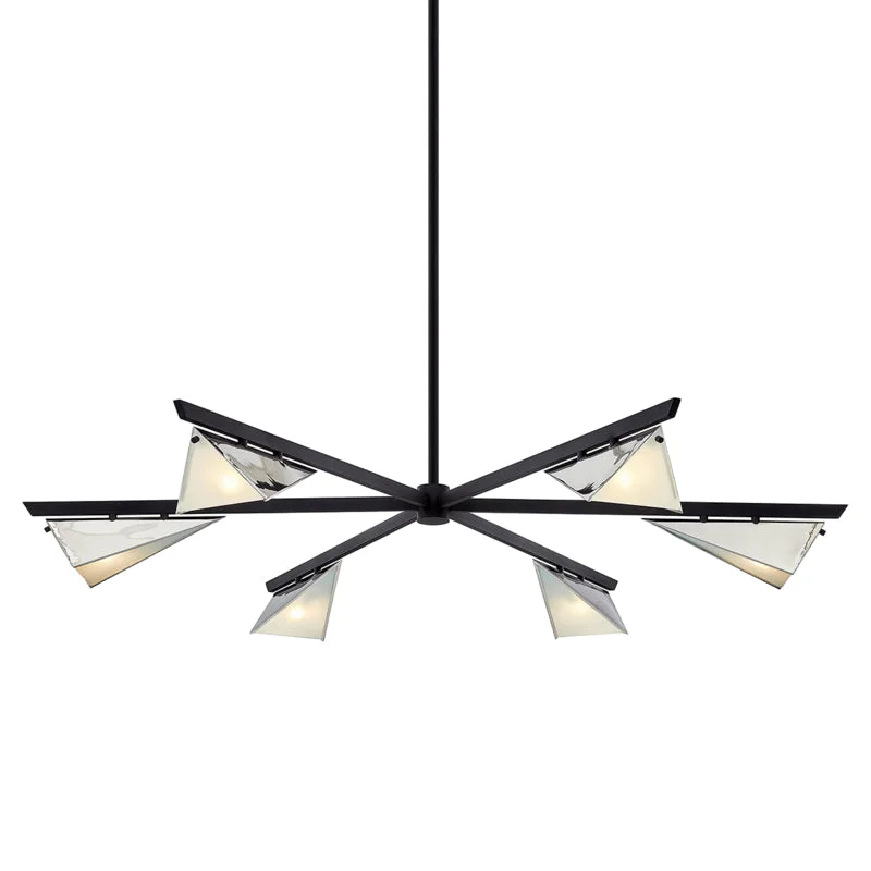 Chandeliers with Multiple Lights for Maximum IlluminationChandeliers with Multiple Lights for Maximum IlluminationTroy Kite F7466 Chandelier Light - Carbide Blk & Pol Nickel