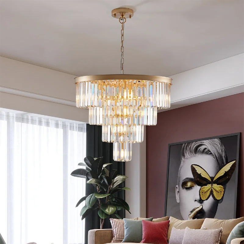 Chandeliers with Multiple Lights for Maximum IlluminationChandeliers with Multiple Lights for Maximum Illumination4 Tier Golden Chandelier Lighting(Bulbs Not Included) Chandeliers with Multiple Lights for Maximum IlluminationChandeliers with Multiple Lights for Maximum Illumination4 Tier Golden Chandelier Lighting(Bulbs Not Included)