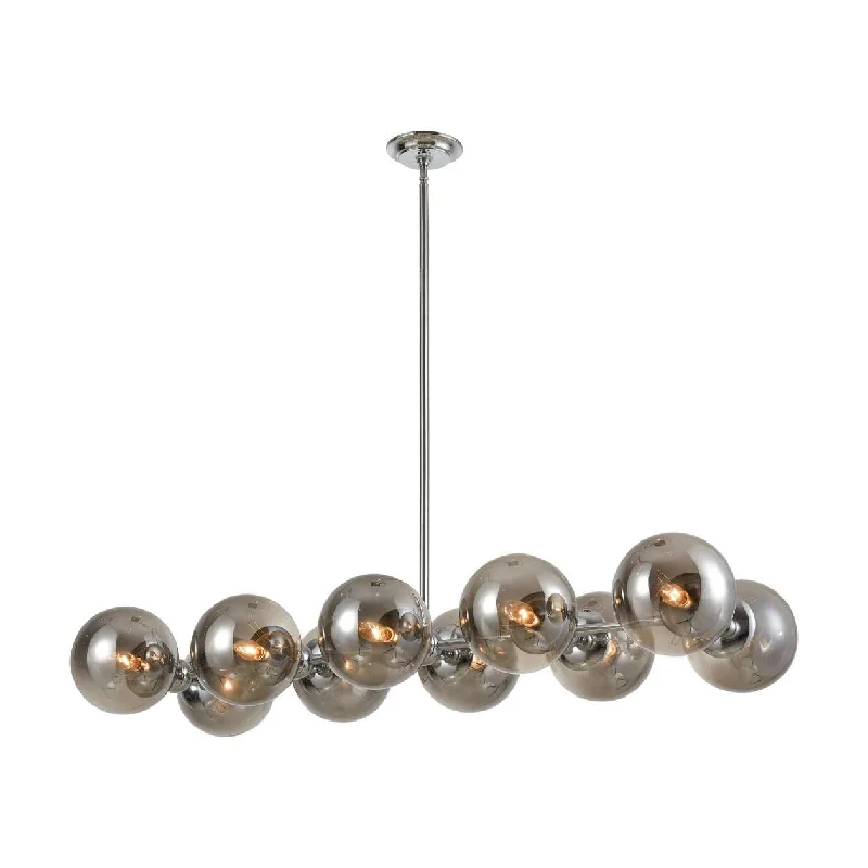 Chandeliers with Murano Glass for a High - End Artistic TouchChandeliers with Murano Glass for a High - End Artistic TouchAffinity 10-Light Adjustable Linear Chandelier ELK Home Chandeliers with Murano Glass for a High - End Artistic TouchChandeliers with Murano Glass for a High - End Artistic TouchAffinity 10-Light Adjustable Linear Chandelier ELK Home