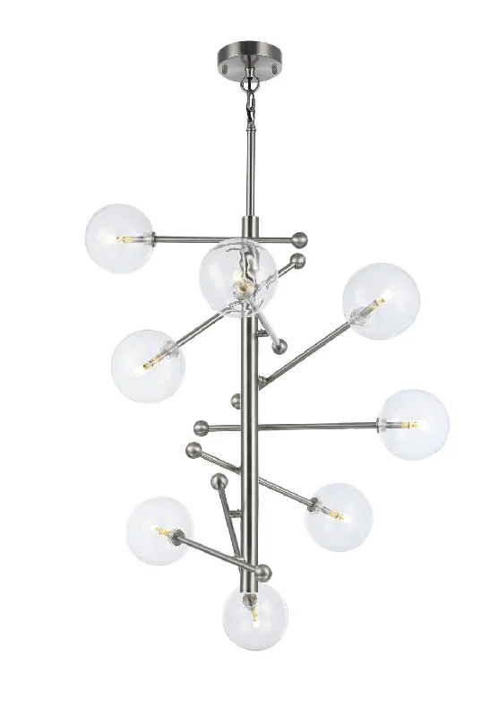 Mid - Century Modern Chandeliers for Vintage AppealMid - Century Modern Chandeliers for Vintage AppealBethel International DU98SHN Chandelier Light - Shiny Nickel Mid - Century Modern Chandeliers for Vintage AppealMid - Century Modern Chandeliers for Vintage AppealBethel International DU98SHN Chandelier Light - Shiny Nickel
