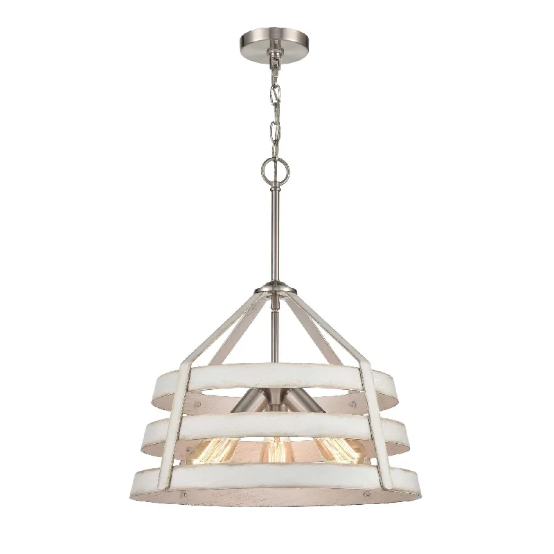 Chandeliers with Pendant Lights for a Stylish LookChandeliers with Pendant Lights for a Stylish LookBrigantine 18'' Wide 3-Light Chandelier - Satin Nickel By ELK Chandeliers with Pendant Lights for a Stylish LookChandeliers with Pendant Lights for a Stylish LookBrigantine 18'' Wide 3-Light Chandelier - Satin Nickel By ELK