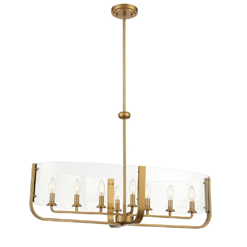 Large Chandeliers for Grand Halls and FoyersLarge Chandeliers for Grand Halls and FoyersCampisi, 8 Lights , Oval, Cha, Brass