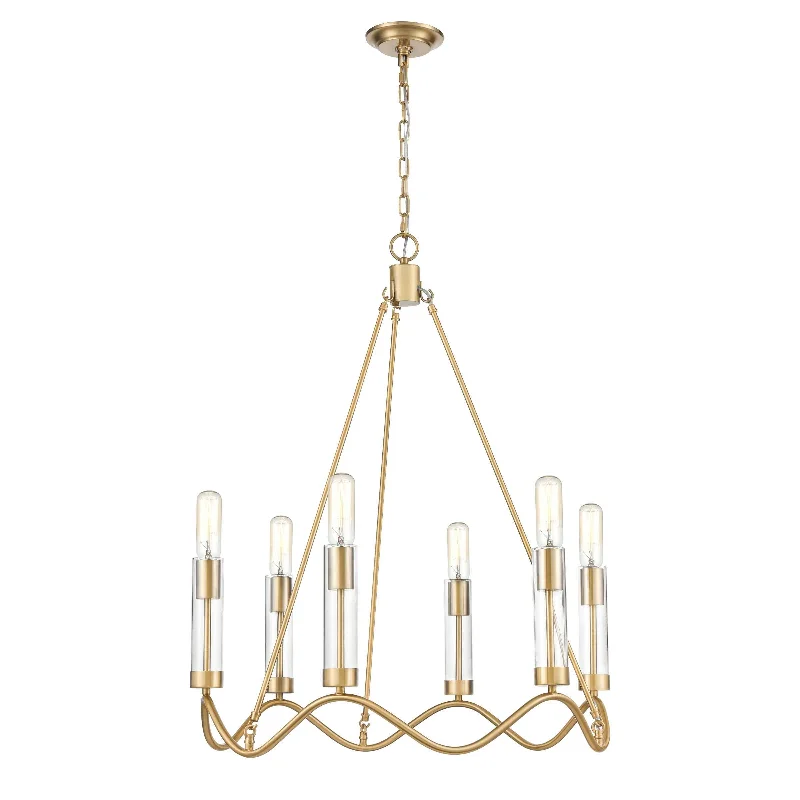 Incandescent Chandeliers for a Warm and Traditional GlowIncandescent Chandeliers for a Warm and Traditional GlowCelsius 27'' Wide 6-Light Chandelier - Satin Brass By ELK Incandescent Chandeliers for a Warm and Traditional GlowIncandescent Chandeliers for a Warm and Traditional GlowCelsius 27'' Wide 6-Light Chandelier - Satin Brass By ELK