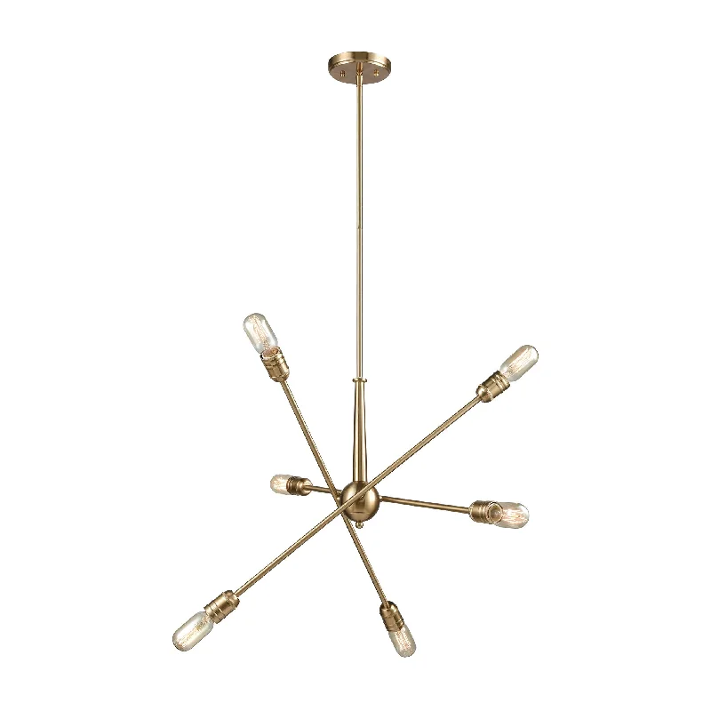 Chandeliers with Pendant Lights for a Stylish LookChandeliers with Pendant Lights for a Stylish LookDelphine 6-Light Chandelier in Satin Brass ELK Lighting Chandeliers with Pendant Lights for a Stylish LookChandeliers with Pendant Lights for a Stylish LookDelphine 6-Light Chandelier in Satin Brass ELK Lighting
