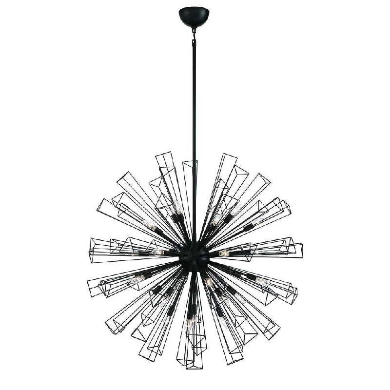 Chandeliers with Metal Frames in Black FinishChandeliers with Metal Frames in Black FinishDendelio 29 Light Chandelier in Black Chandeliers with Metal Frames in Black FinishChandeliers with Metal Frames in Black FinishDendelio 29 Light Chandelier in Black