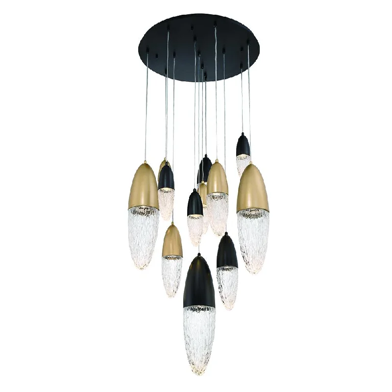 Chandeliers with Multiple Lights for Maximum IlluminationChandeliers with Multiple Lights for Maximum IlluminationEcrou 12 Light Chandelier in Mixed Black + Brass Chandeliers with Multiple Lights for Maximum IlluminationChandeliers with Multiple Lights for Maximum IlluminationEcrou 12 Light Chandelier in Mixed Black + Brass