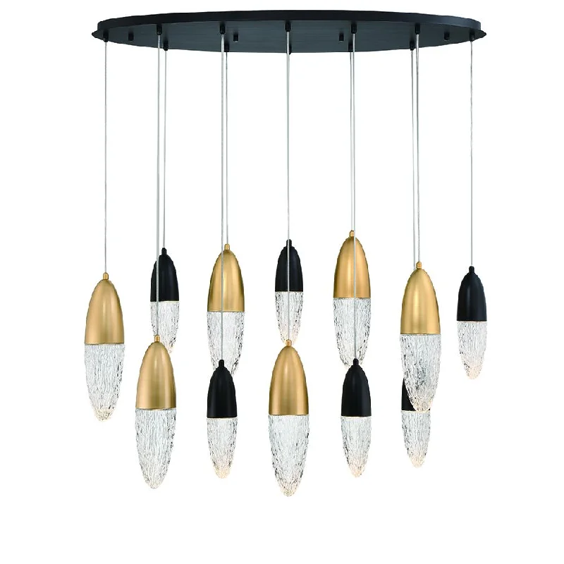 Ceiling - Mounted Chandeliers for Standard CeilingsCeiling - Mounted Chandeliers for Standard CeilingsEcrou 20 Light Chandelier in Mixed Black + Brass Ceiling - Mounted Chandeliers for Standard CeilingsCeiling - Mounted Chandeliers for Standard CeilingsEcrou 20 Light Chandelier in Mixed Black + Brass