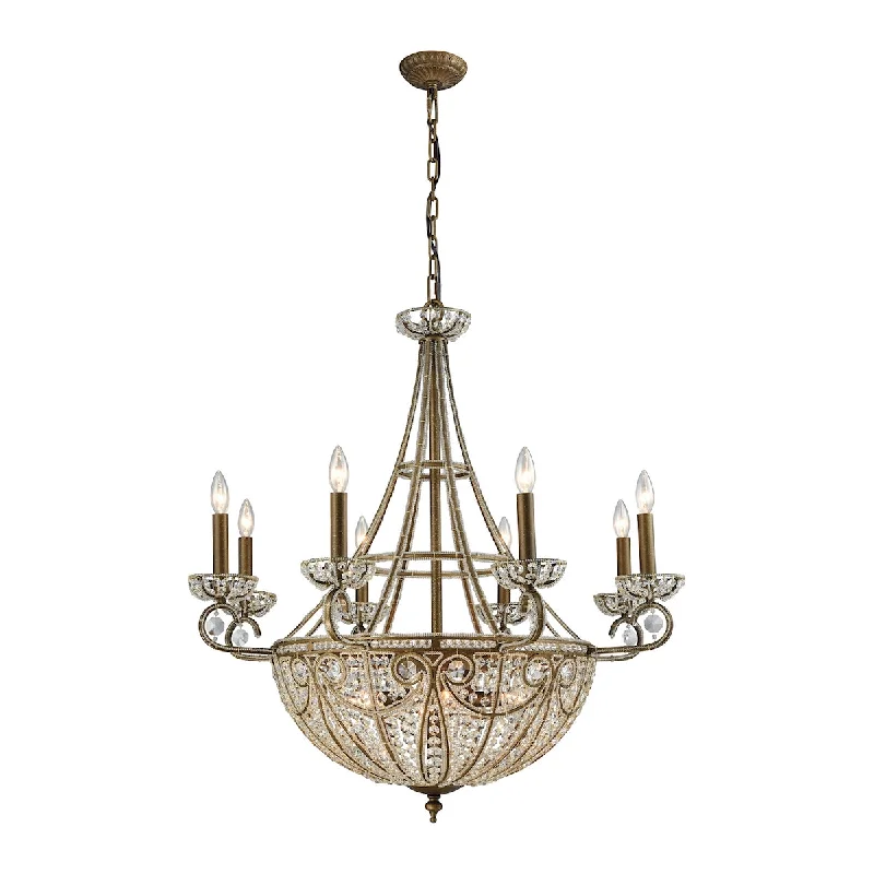 Chandeliers with Metal Frames in Black FinishChandeliers with Metal Frames in Black FinishElizabethan 14-Light Chandelier in Dark Bronze with Clear Crystal ELK Lighting Chandeliers with Metal Frames in Black FinishChandeliers with Metal Frames in Black FinishElizabethan 14-Light Chandelier in Dark Bronze with Clear Crystal ELK Lighting