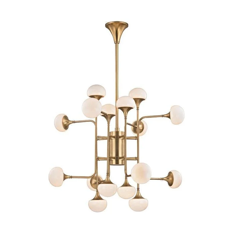 Chandeliers with Frosted Glass for a Softer Light DiffusionChandeliers with Frosted Glass for a Softer Light DiffusionFleming 16-Light Chandelier Chandeliers with Frosted Glass for a Softer Light DiffusionChandeliers with Frosted Glass for a Softer Light DiffusionFleming 16-Light Chandelier