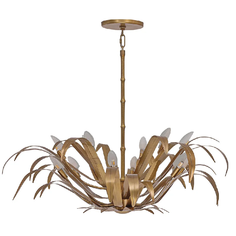 Chandeliers with Adjustable Height for Custom InstallationChandeliers with Adjustable Height for Custom InstallationKagra 12 Light Pendant in Brass Chandeliers with Adjustable Height for Custom InstallationChandeliers with Adjustable Height for Custom InstallationKagra 12 Light Pendant in Brass