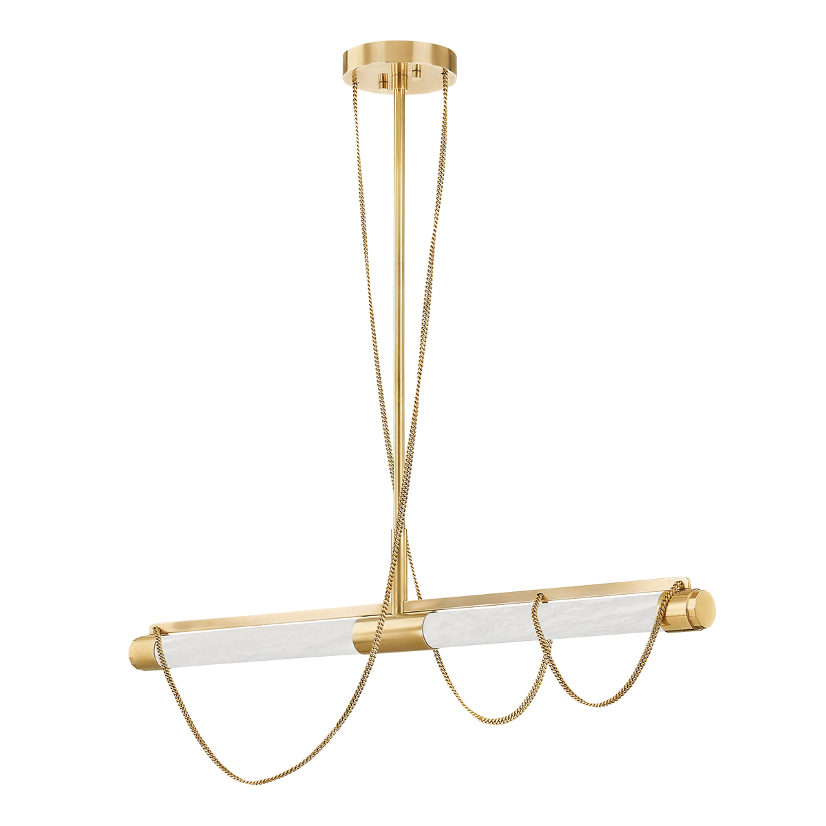 Chandeliers with Metal Frames in Copper FinishChandeliers with Metal Frames in Copper FinishLARIAT LINEAR Chandeliers with Metal Frames in Copper FinishChandeliers with Metal Frames in Copper FinishLARIAT LINEAR
