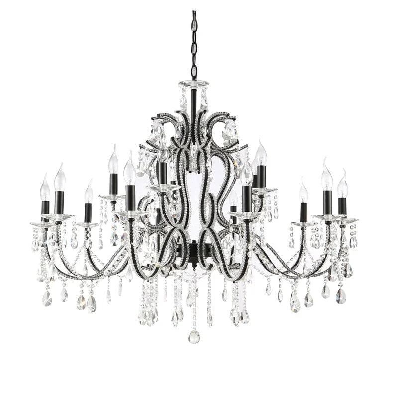 Chandeliers with Adjustable Arms for Directional LightingChandeliers with Adjustable Arms for Directional LightingLighting Luxury Chandeliers Light K9 Crystal Chandeliers Lustre Villa Black Chandeliers Light Lighting Chandeliers with Adjustable Arms for Directional LightingChandeliers with Adjustable Arms for Directional LightingLighting Luxury Chandeliers Light K9 Crystal Chandeliers Lustre Villa Black Chandeliers Light Lighting