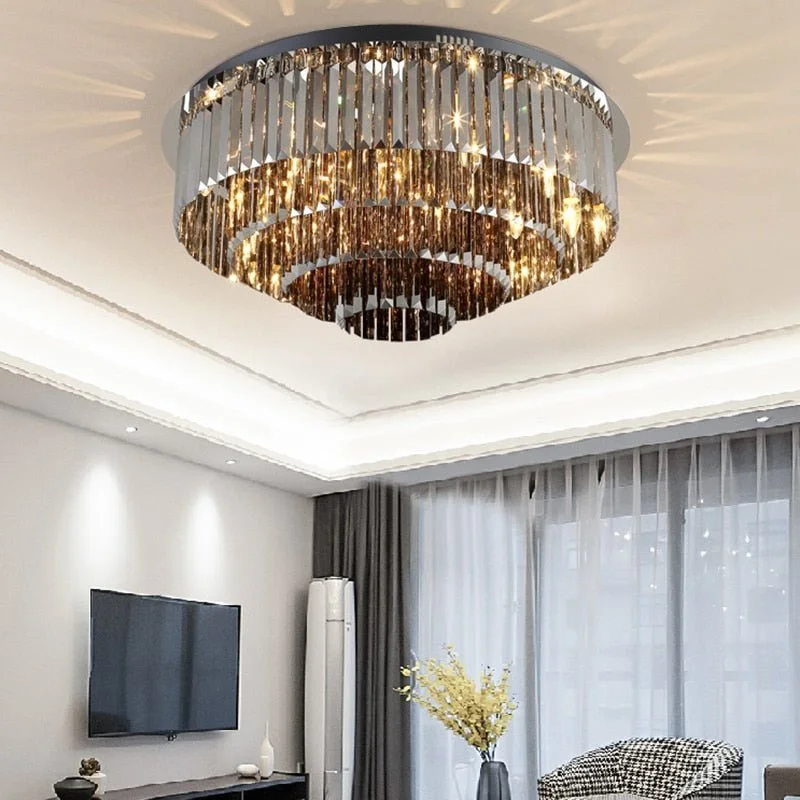 Chandeliers with Metal Frames in Bronze FinishChandeliers with Metal Frames in Bronze FinishLuxury Modern Round Black Crystal Ceiling Light Chandelier For Living Room Chandeliers with Metal Frames in Bronze FinishChandeliers with Metal Frames in Bronze FinishLuxury Modern Round Black Crystal Ceiling Light Chandelier For Living Room