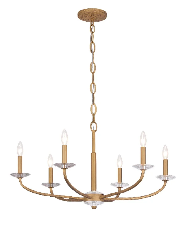 Chandeliers with Metal Frames in Gold FinishChandeliers with Metal Frames in Gold FinishAtella Six Light Chandelier Chandeliers with Metal Frames in Gold FinishChandeliers with Metal Frames in Gold FinishAtella Six Light Chandelier
