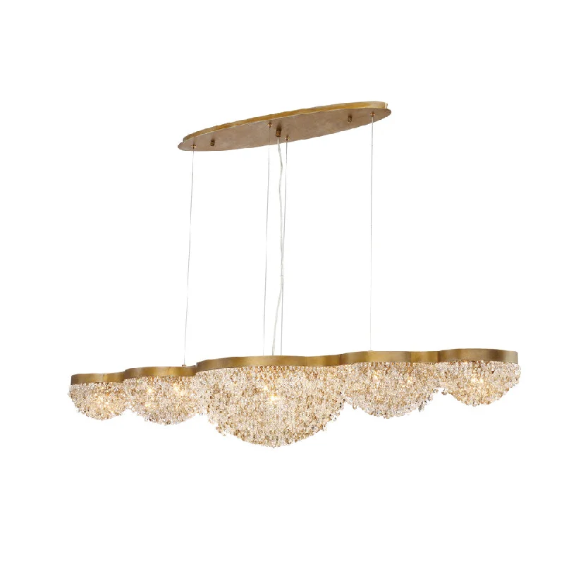 Ceiling - Mounted Chandeliers for Standard CeilingsCeiling - Mounted Chandeliers for Standard CeilingsMondo, 15 Lights Chandelier, Linr, Gld Ceiling - Mounted Chandeliers for Standard CeilingsCeiling - Mounted Chandeliers for Standard CeilingsMondo, 15 Lights Chandelier, Linr, Gld