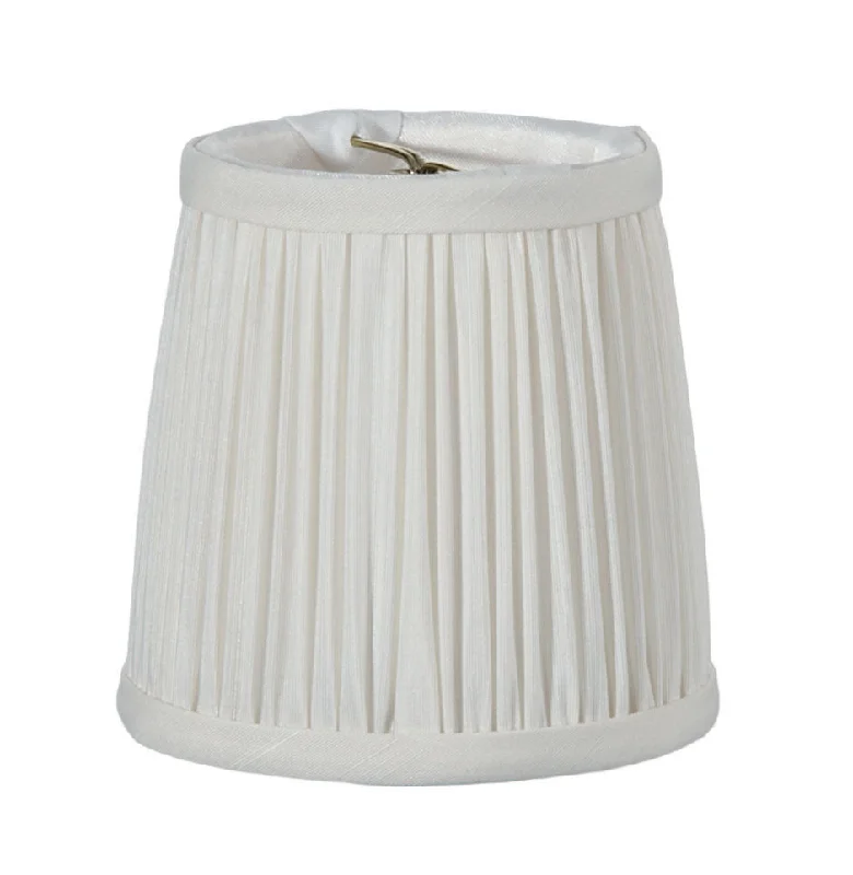 Chandeliers with Candle - Style Bulbs for a Classic AestheticChandeliers with Candle - Style Bulbs for a Classic AestheticOff White Shantung Silk Shirr Pleated Mini Shade Chandeliers with Candle - Style Bulbs for a Classic AestheticChandeliers with Candle - Style Bulbs for a Classic AestheticOff White Shantung Silk Shirr Pleated Mini Shade