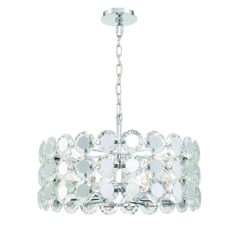 Chandeliers with Murano Glass for a High - End Artistic TouchChandeliers with Murano Glass for a High - End Artistic TouchPerrene 6 Light Chandelier in Chrome Chandeliers with Murano Glass for a High - End Artistic TouchChandeliers with Murano Glass for a High - End Artistic TouchPerrene 6 Light Chandelier in Chrome