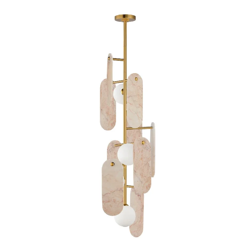 Victorian - Inspired Chandeliers with Ornate DetailsVictorian - Inspired Chandeliers with Ornate DetailsMegalith - Stone LED Pendant