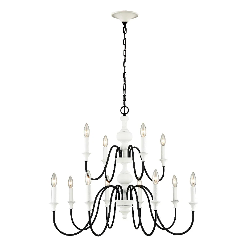 Chandeliers with Colored Glass for a Splash of ColorChandeliers with Colored Glass for a Splash of ColorVal De Loire 36'' Wide 12-Light Chandelier - White By ELK Chandeliers with Colored Glass for a Splash of ColorChandeliers with Colored Glass for a Splash of ColorVal De Loire 36'' Wide 12-Light Chandelier - White By ELK