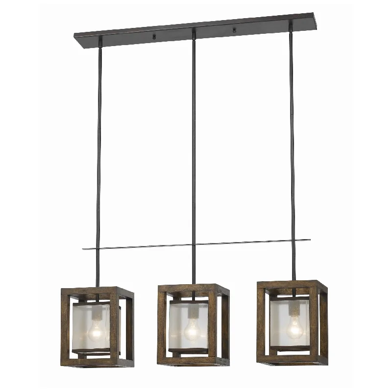 African - Inspired Ceiling Lights with Tribal Patterns and Natural MaterialsAfrican - Inspired Ceiling Lights with Tribal Patterns and Natural MaterialsBenzara 3 Bulb Pendant with Wooden Frame and Organza Striped Shade, Brown African - Inspired Ceiling Lights with Tribal Patterns and Natural MaterialsAfrican - Inspired Ceiling Lights with Tribal Patterns and Natural MaterialsBenzara 3 Bulb Pendant with Wooden Frame and Organza Striped Shade, Brown