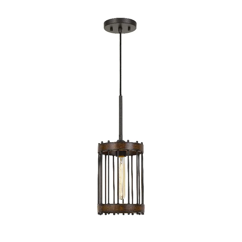 Japanese - Inspired Ceiling Lights with Shoji - Screen - like DiffusersJapanese - Inspired Ceiling Lights with Shoji - Screen - like DiffusersBenzara Caged Cylinder Design Metal Pendant Fixture with Canopy, Black and Brown Japanese - Inspired Ceiling Lights with Shoji - Screen - like DiffusersJapanese - Inspired Ceiling Lights with Shoji - Screen - like DiffusersBenzara Caged Cylinder Design Metal Pendant Fixture with Canopy, Black and Brown