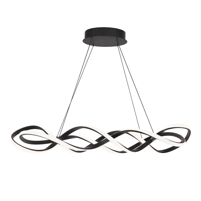 Contemporary Ceiling Lights with Unique, Abstract ShapesContemporary Ceiling Lights with Unique, Abstract ShapesdweLED PD-47839 Interlace 1-lt 39" LED Pendant Contemporary Ceiling Lights with Unique, Abstract ShapesContemporary Ceiling Lights with Unique, Abstract ShapesdweLED PD-47839 Interlace 1-lt 39" LED Pendant