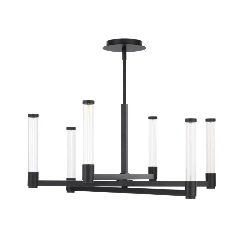 Mid - Century Modern Ceiling Lights with Simple, Sleek LinesMid - Century Modern Ceiling Lights with Simple, Sleek LinesdweLED PD-51327 Jedi 6-lt 27" LED Pendant