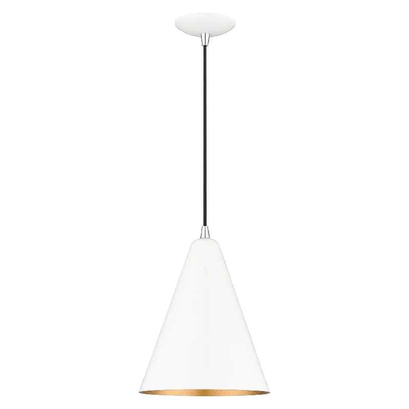 Metal Ceiling Lights in Brass, Copper, Stainless Steel, and IronMetal Ceiling Lights in Brass, Copper, Stainless Steel, and IronLivex Dulce 41492-69 Pendant Light - Shiny White with Polished Chrome Metal Ceiling Lights in Brass, Copper, Stainless Steel, and IronMetal Ceiling Lights in Brass, Copper, Stainless Steel, and IronLivex Dulce 41492-69 Pendant Light - Shiny White with Polished Chrome