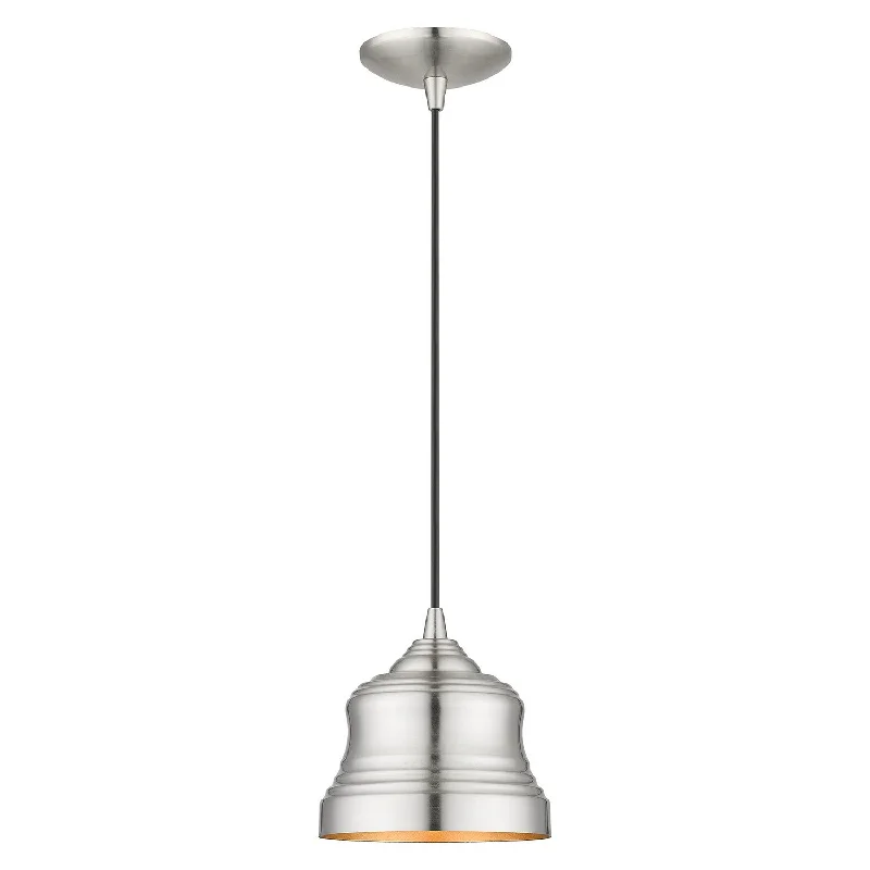 Glass Ceiling Lights with Frosted, Colored, or Etched GlassGlass Ceiling Lights with Frosted, Colored, or Etched GlassLivex Endicott 55901-91 Pendant Light - Brushed Nickel Glass Ceiling Lights with Frosted, Colored, or Etched GlassGlass Ceiling Lights with Frosted, Colored, or Etched GlassLivex Endicott 55901-91 Pendant Light - Brushed Nickel