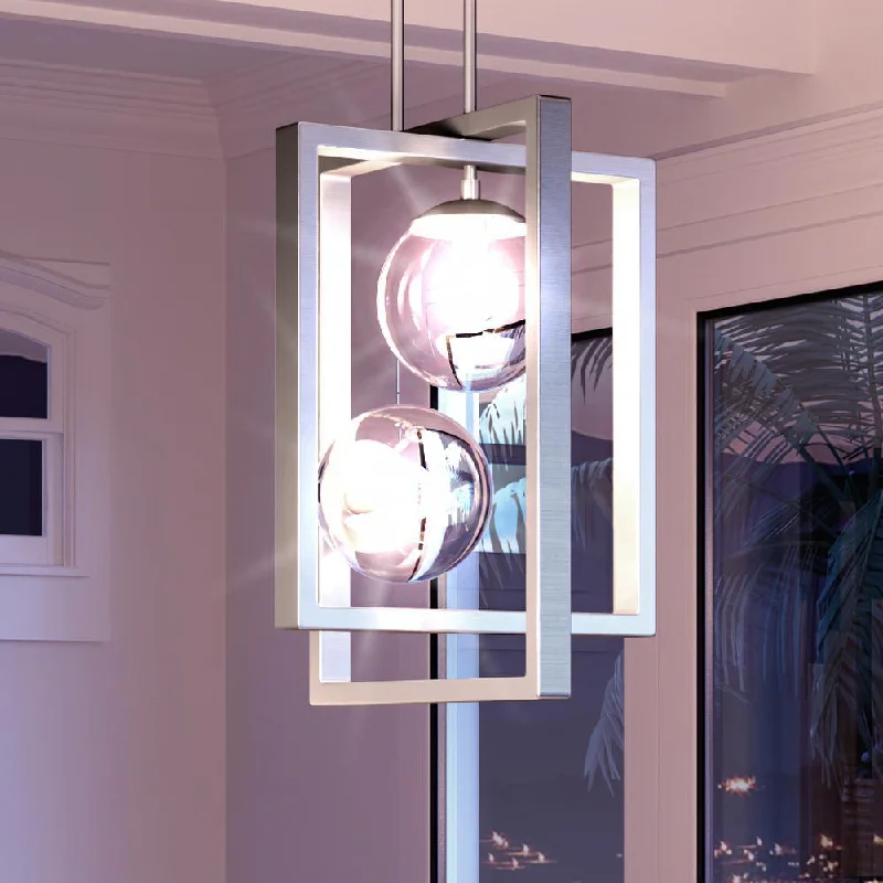 Glass Ceiling Lights with Frosted, Colored, or Etched GlassGlass Ceiling Lights with Frosted, Colored, or Etched GlassUHP3260 Minimalist Pendant Light, 20.5"H x 13.5"W, Brushed Nickel Finish, Canton Collection Glass Ceiling Lights with Frosted, Colored, or Etched GlassGlass Ceiling Lights with Frosted, Colored, or Etched GlassUHP3260 Minimalist Pendant Light, 20.5"H x 13.5"W, Brushed Nickel Finish, Canton Collection