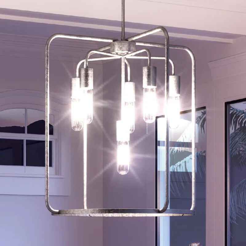 Retro Ceiling Lights Inspired by the 1950s and 1960s DesignRetro Ceiling Lights Inspired by the 1950s and 1960s DesignUHP3290 Urban Loft Pendant Light, 23.125"H x 22"W, Galvanized Steel Finish, Loveland Collection Retro Ceiling Lights Inspired by the 1950s and 1960s DesignRetro Ceiling Lights Inspired by the 1950s and 1960s DesignUHP3290 Urban Loft Pendant Light, 23.125"H x 22"W, Galvanized Steel Finish, Loveland Collection