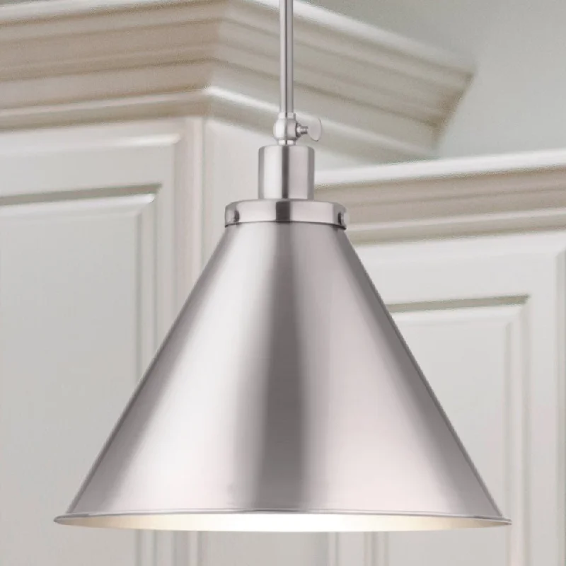 Rustic Ceiling Lights with Reclaimed Wood and Distressed FinishesRustic Ceiling Lights with Reclaimed Wood and Distressed FinishesUHP4677 Modern Farmhouse Indoor Pendant, 14''H x 16"W x 16''D, Brushed Nickel Finish, Pawtucket Collection Rustic Ceiling Lights with Reclaimed Wood and Distressed FinishesRustic Ceiling Lights with Reclaimed Wood and Distressed FinishesUHP4677 Modern Farmhouse Indoor Pendant, 14''H x 16"W x 16''D, Brushed Nickel Finish, Pawtucket Collection