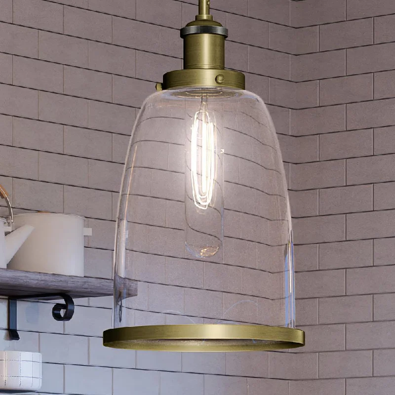 Rustic Ceiling Lights with Reclaimed Wood and Distressed FinishesRustic Ceiling Lights with Reclaimed Wood and Distressed FinishesUQL4080 Transitional Pendant 13.5''H x 8''W, Antique Brass Finish, Wyndford Collection Rustic Ceiling Lights with Reclaimed Wood and Distressed FinishesRustic Ceiling Lights with Reclaimed Wood and Distressed FinishesUQL4080 Transitional Pendant 13.5''H x 8''W, Antique Brass Finish, Wyndford Collection