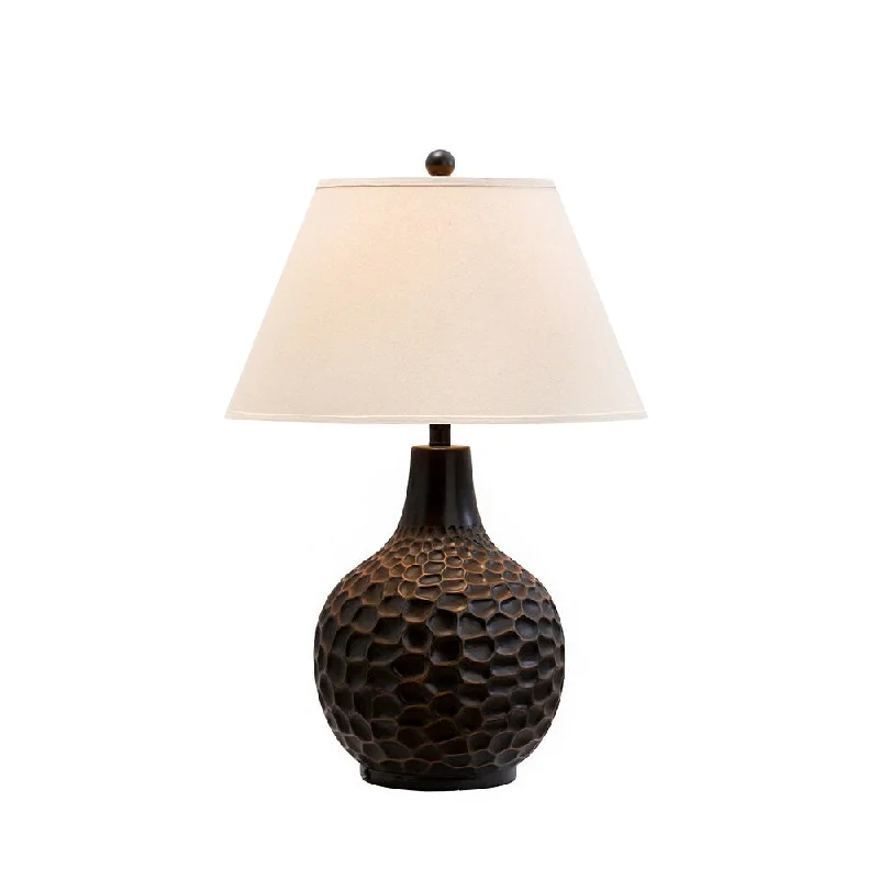 metal table lamps with a matte black finish for a sleek appearancemetal table lamps with a matte black finish for a sleek appearanceCatalina Tristen 30" 3-Way Textured Oil Rubbed Bronze Table Lamp