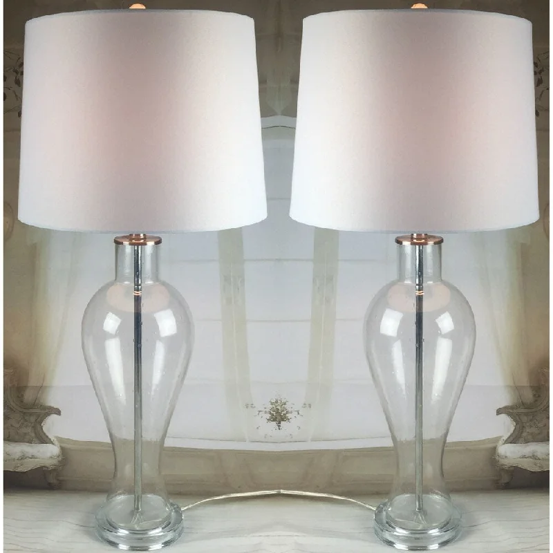glass table lamps with a frosted surface for soft light diffusionglass table lamps with a frosted surface for soft light diffusionClear Seeded Glass Table Lamp Set of 2 by JT Lighting glass table lamps with a frosted surface for soft light diffusionglass table lamps with a frosted surface for soft light diffusionClear Seeded Glass Table Lamp Set of 2 by JT Lighting