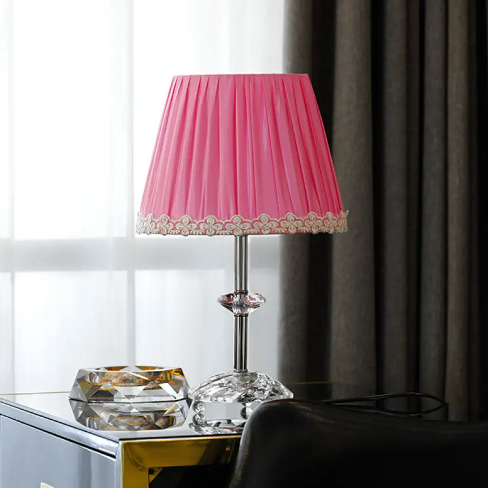glass table lamps with a frosted surface for soft light diffusionglass table lamps with a frosted surface for soft light diffusionEmpire Shade Crystal Nightstand Lamp - Simplicity Pink 1-Light Table Light for Living Room glass table lamps with a frosted surface for soft light diffusionglass table lamps with a frosted surface for soft light diffusionEmpire Shade Crystal Nightstand Lamp - Simplicity Pink 1-Light Table Light for Living Room