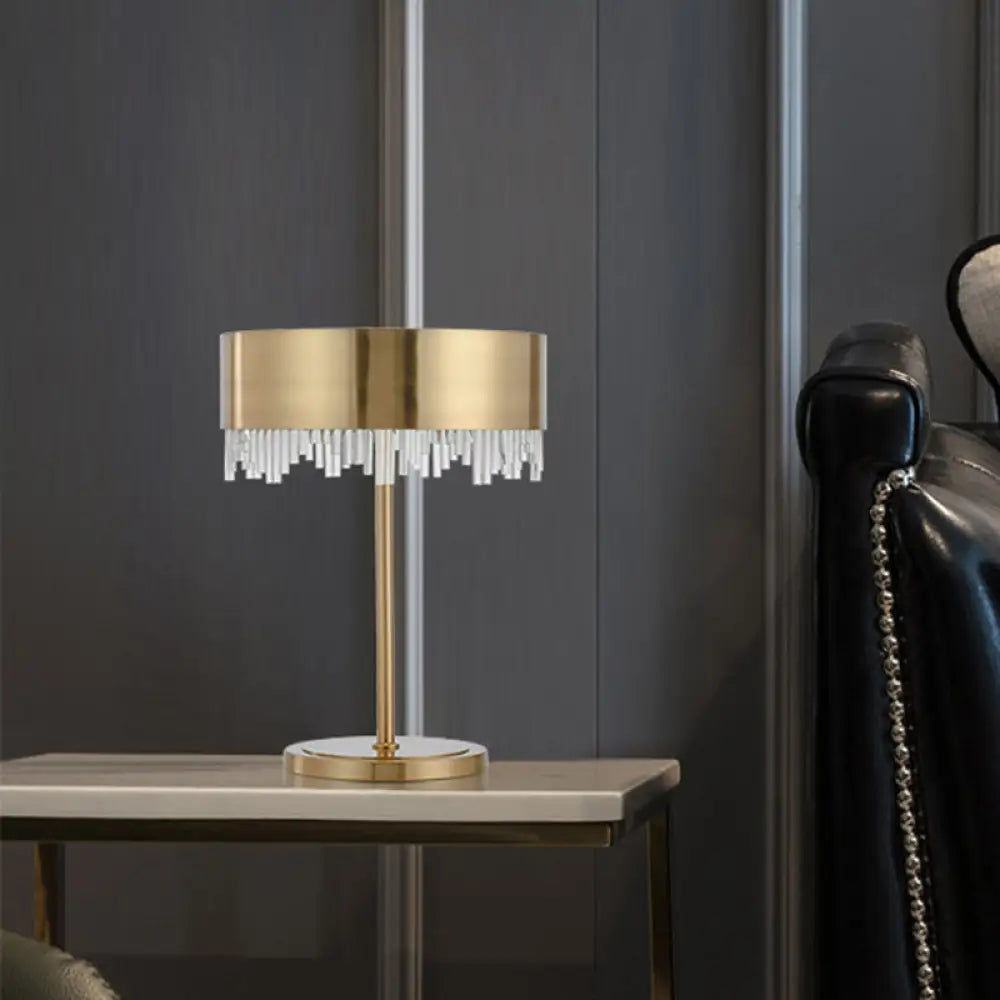 metal table lamps with a matte black finish for a sleek appearancemetal table lamps with a matte black finish for a sleek appearanceGold Crystal Desk Light: Modernist 1 Head Cylinder Lamp with Metallic Shade metal table lamps with a matte black finish for a sleek appearancemetal table lamps with a matte black finish for a sleek appearanceGold Crystal Desk Light: Modernist 1 Head Cylinder Lamp with Metallic Shade