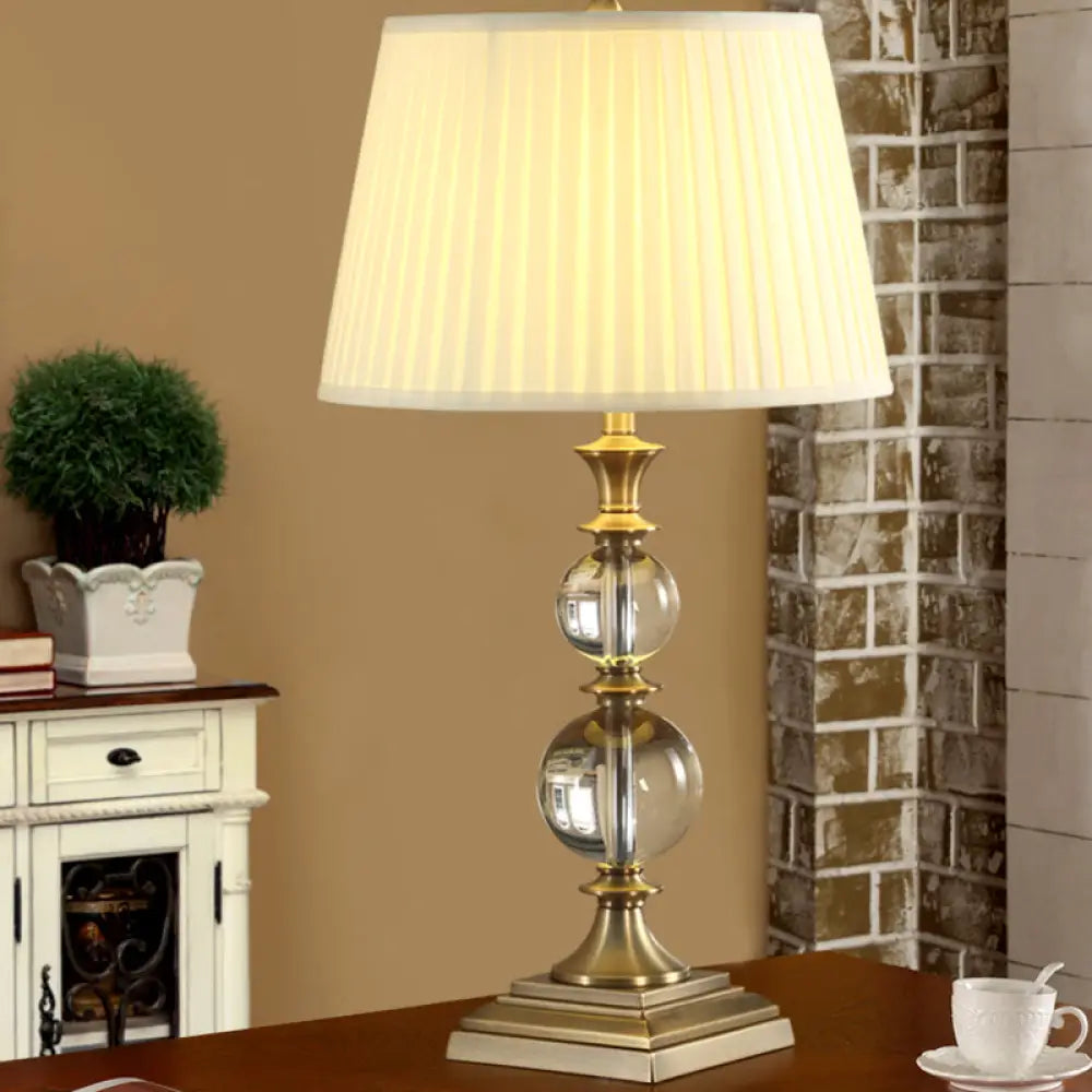 gothic style table lamps with dark finishes for a mysterious lookgothic style table lamps with dark finishes for a mysterious lookHand-Cut Crystal Modernist Sphere Desk Lamp in Beige